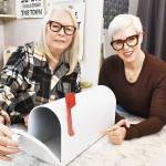 Cindy-Lea Stephenson, left, and daughter, Taryn Stephenson, co-owners of T&rsquo;s Once Upon A Tea Leaf, have joined The Sunday Letter Project. (Colleen Flanagan/The News)