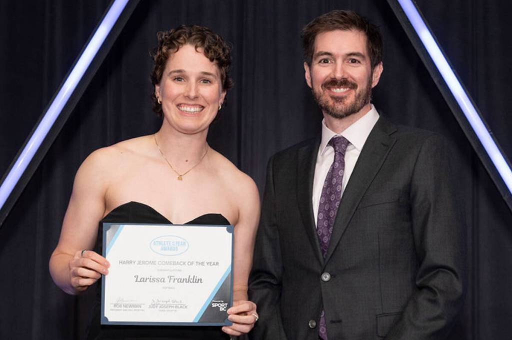 Maple Ridge’s Franklin wins comeback player award from Sport BC